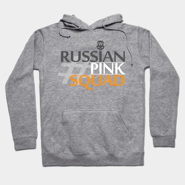 Widdz - Russian Pink Squad Darker Hoodie by Johkie